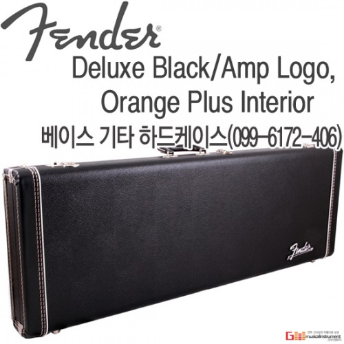 (지엠뮤직_케이스)Fender Bass Deluxe Black HardCase Interior (099-6172-406) 베이스케이스 팬더