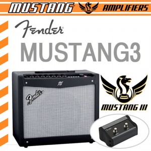 (지엠뮤직_앰프) Fender MUSTANG3 100W 일렉기타앰프 (230-0039-900)팬더 풋스위치포함 PC와연결가능(USB)