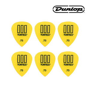 던롭 피크 기타피크 톨텍스3 스탠다드 0.73mm 462R.73 (세트 6) New Tortex3 STD Dunlop Pick