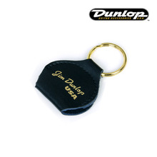 (피크케이스) Dunlop 키체인 고급 가죽 피크집 5200
