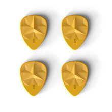 Rombo 4P Crisp 기타피크 1mm Honey Yellow RCRHY4