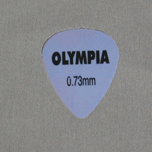 Olympia TOLTEX STANDARD 0.73mm 물방울 기타피크