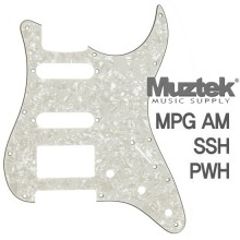 (지엠뮤직_픽가드) Muztek MPG-AM SSH PWH 뮤즈텍 American Standard SSH WhitePearl