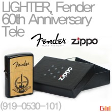 (지엠뮤직_잼샵액세서리) LIGHTER 60th Anniversary Fender 펜더 텔레60주년 지포라이터(919-0530-101)